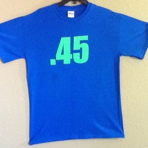 Men's 45 caliber gun t shirt